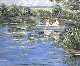 Pond at Riversville Road by Sally Swatland